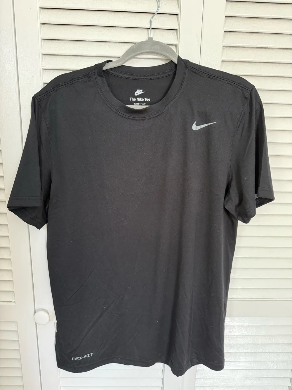 Nike Black Short-Sleeve Dri-FIT Crew Tee
